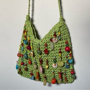 SOLD Cappelli Straworld beaded crossbody purse